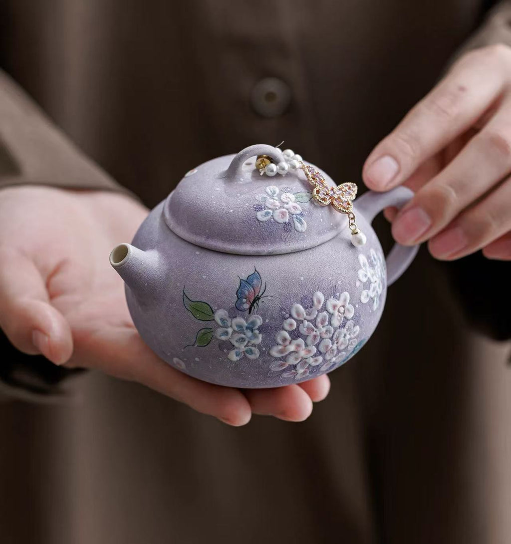 Hand-Painted Tea Set